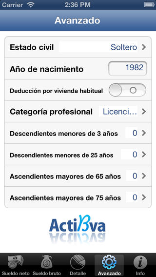 Captura de pantalla del iPhone 4