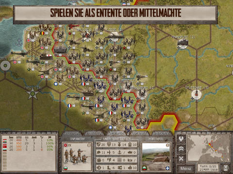 Commander the Great War für iPad Review