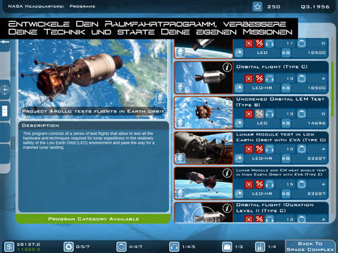 Buzz Aldrin's Space Program Manager iPad