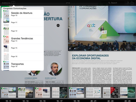 Captura de ecrã do iPad 3
