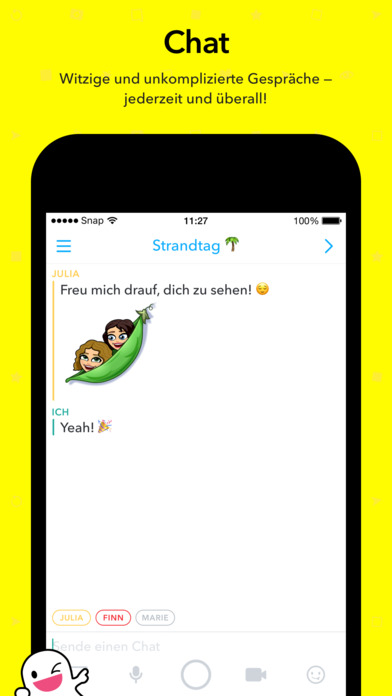 „Snapchat“ im App Store „Snapchat“ im App Store