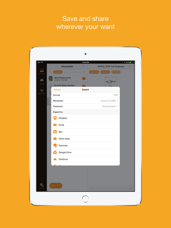 Genius Scan PDF Scanner en el App Store