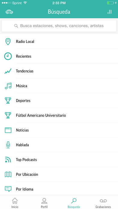 Captura de pantalla del iPhone 4