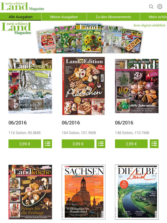 Mein Schones Land Magazine Mein Schoner Landgarten Meine Gute Landkuche Und Landedition Per Burda Senator Verlag Gmbh