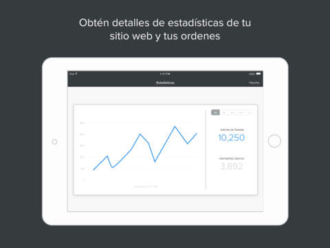 Captura de pantalla del iPad 3