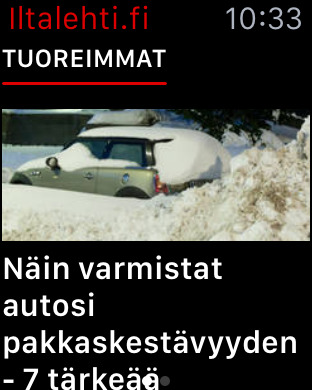 iPhone-näyttökuva 1