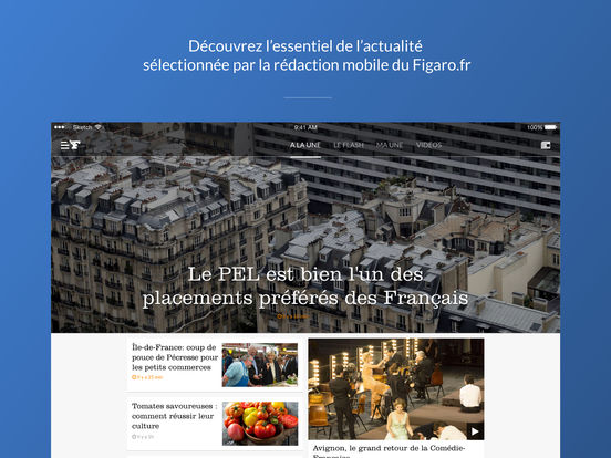 Capture d’écran iPad 1