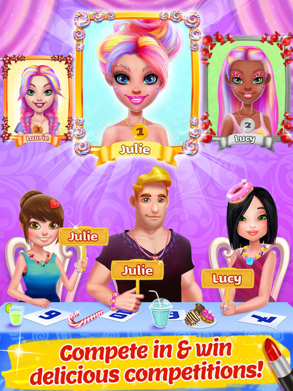 Candy Makeup Sweet Salon Game for Girls App voor iPhone, iPad en