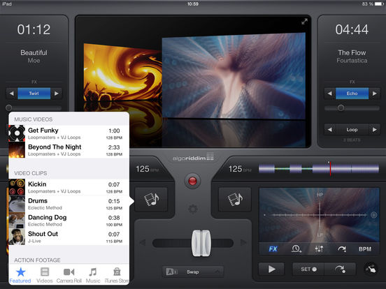 Captura de pantalla del iPad 2