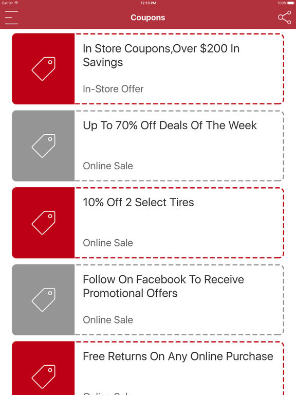 Realisation par coupon code
