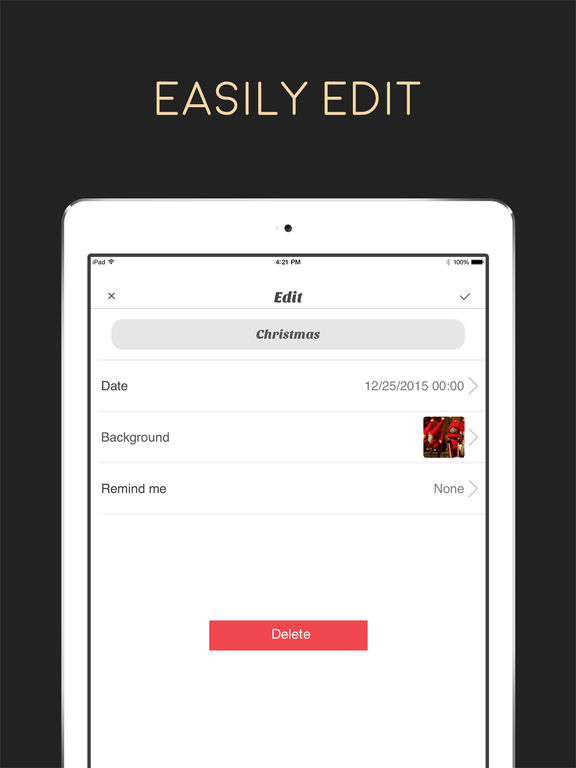 Holiday dating app