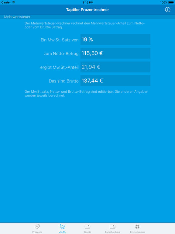 prozentrechner app prozentrechner app