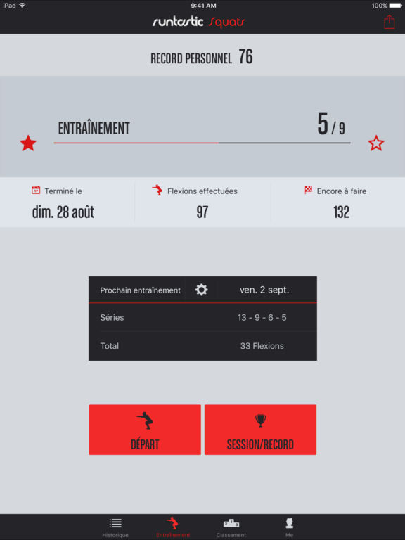 Capture d’écran iPad 1