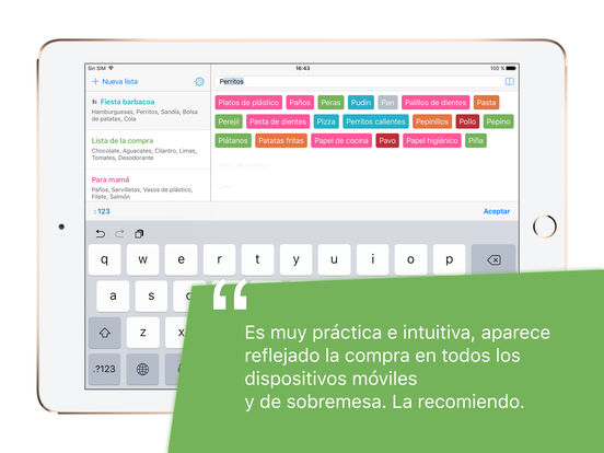 Captura de pantalla del iPad 2