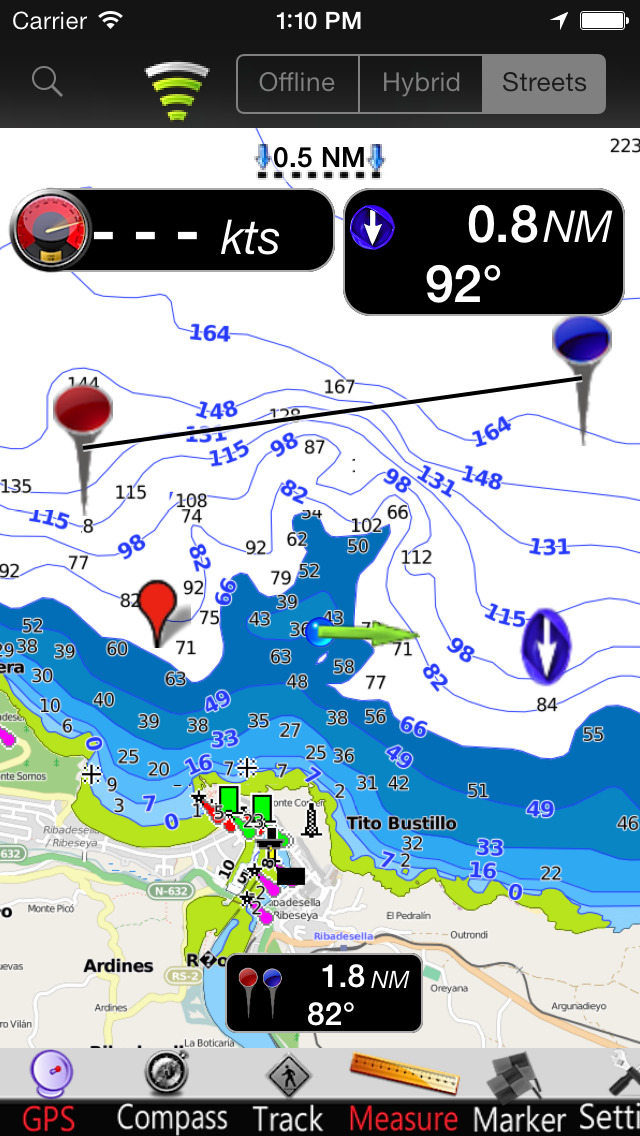 Asturias GPS Nautical chartsのおすすめ画像1