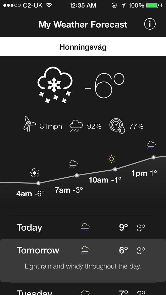 My Weather Forecasts ... screenshot1