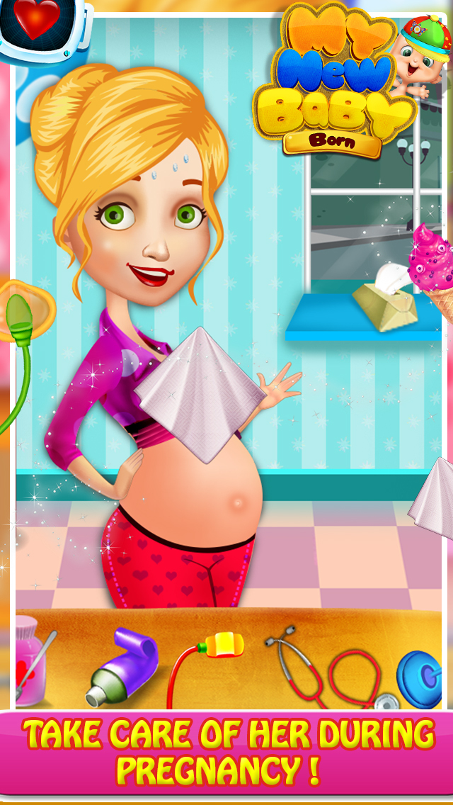 私の新しい生まれの赤ちゃんゲーム screenshot1