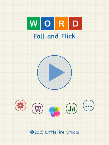 Word Fall & Flickのおすすめ画像1