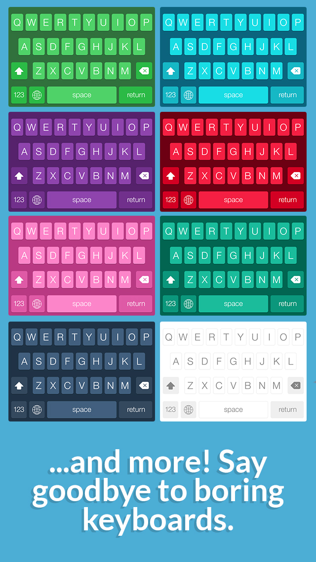 Color Keyboards for i... screenshot1