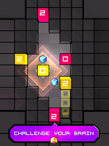Mind The Cubes: The challenging match puzzle gameのおすすめ画像1
