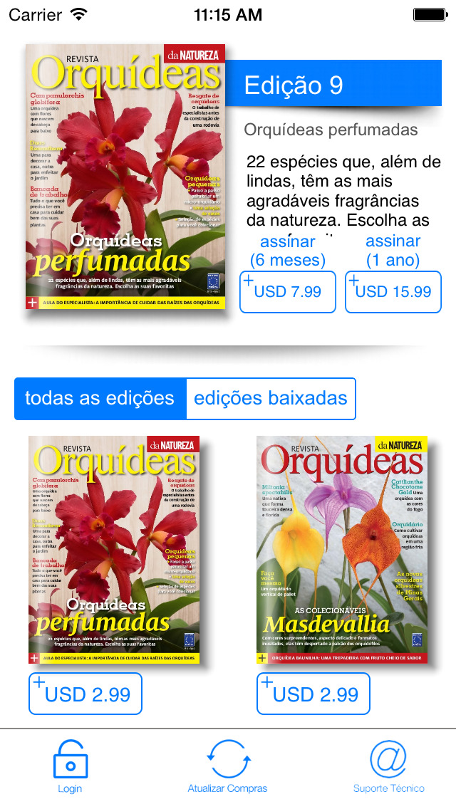 Revista Orquídeas da ... screenshot1
