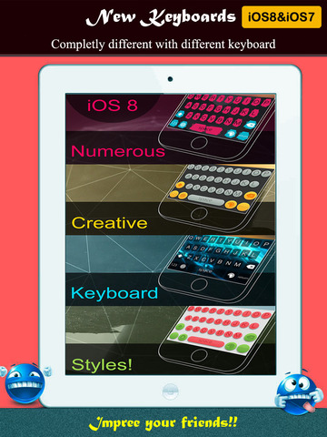Color Keyboards for iOS 8 & 7のおすすめ画像1