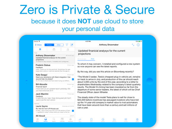 Zero - Secure & Smart Emailのおすすめ画像1