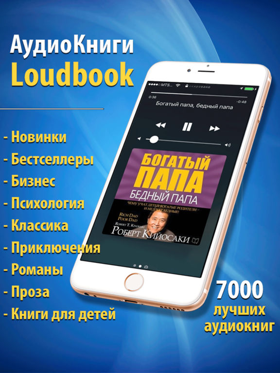 Аудиокниги - слушай лучшие Аудио Книги в Loudbookのおすすめ画像1