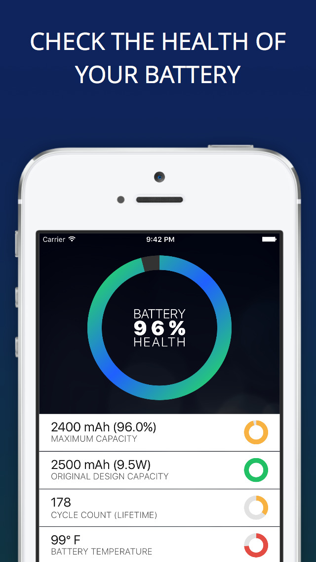 Battery Health -- Battery and charging information for iPhone and iPad!のおすすめ画像1