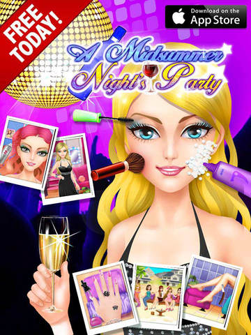 真夏の夜パーティー , 無料の女の子のメイクアップゲームのおすすめ画像5