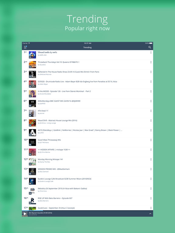 Mixcloud Radio & DJ mixesを App Store で