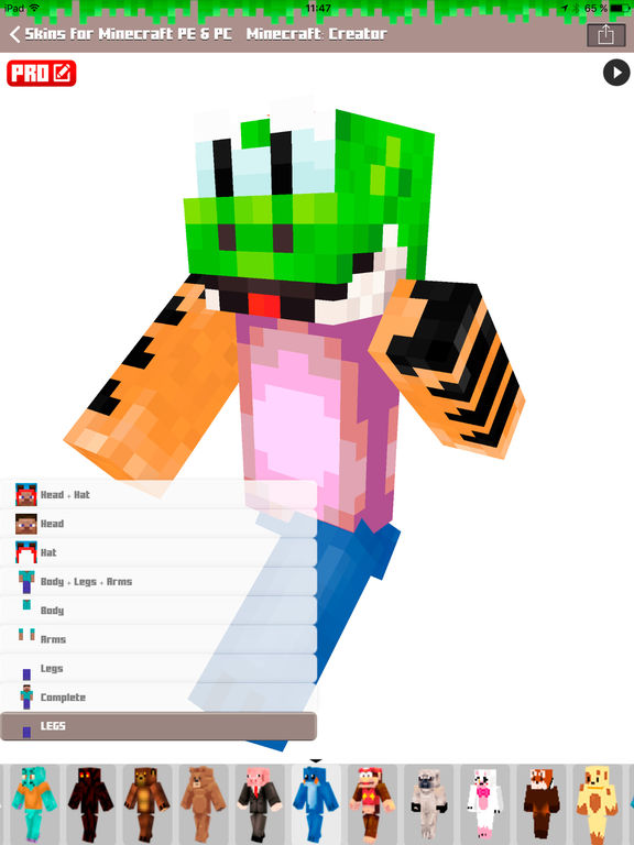 free minecraft skins for pe