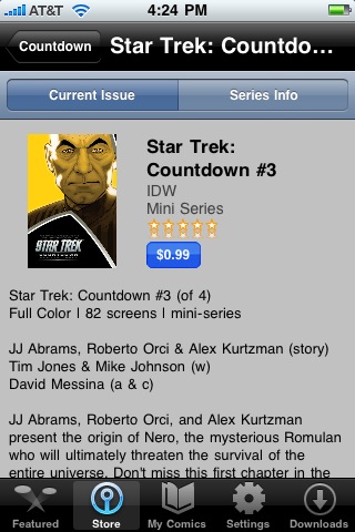 Star Trek Comics free app screenshot 3