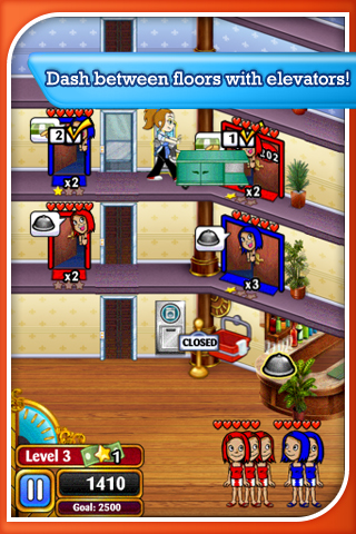 Hotel Dash Lite free app screenshot 2