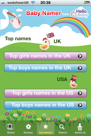 Baby Namer - Baby Name Generator free app screenshot 3