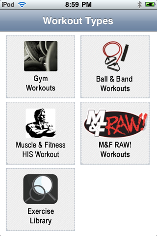 Muscle & Fitness Trainer free app screenshot 1