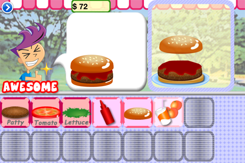 Yummy Burger Lite Game Apps-Fun,Cool,Simple,Hot Dash Action Kids App Free Games free app screenshot 1