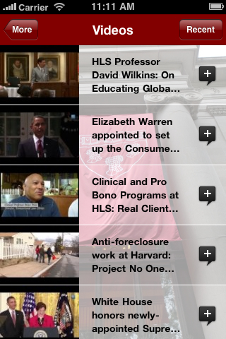 Harvard Law School free app screenshot 4