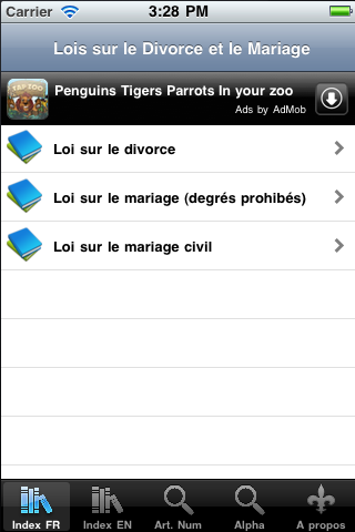 Lois sur le Mariage et le Divorce - Divorce and... free app screenshot 1