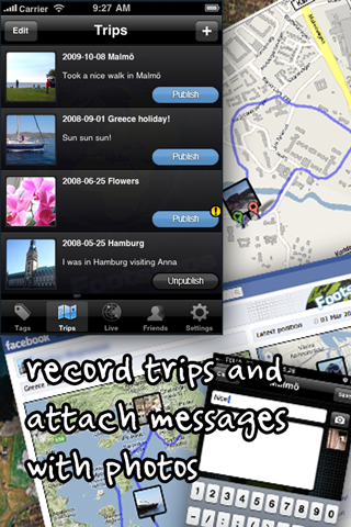 Footsteps Mobile Lite free app screenshot 1