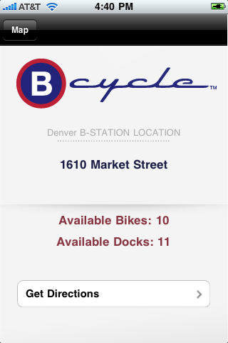 B-cycle free app screenshot 1