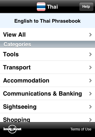 Lonely Planet Thai Phrasebook