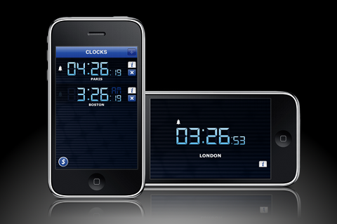 Clocks Lite free app screenshot 1