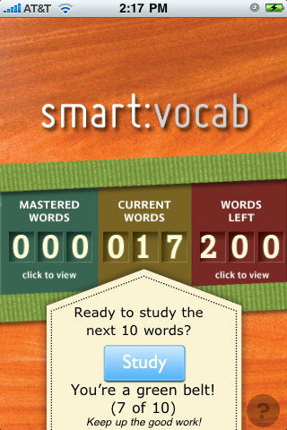 Smart Vocab GMAT Lite free app screenshot 1