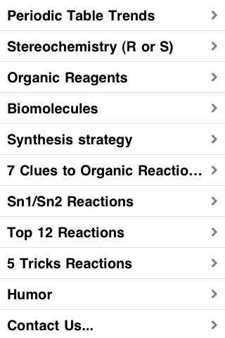 Organic Chemistry Essentials free app screenshot 1