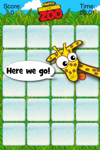 Giraffe's Matching Zoo free app screenshot 2