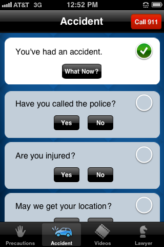 Accident Toolkit by Lewis, Feldman & Lehane, LLC free app screenshot 1