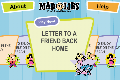 Mad Libs free app screenshot 1