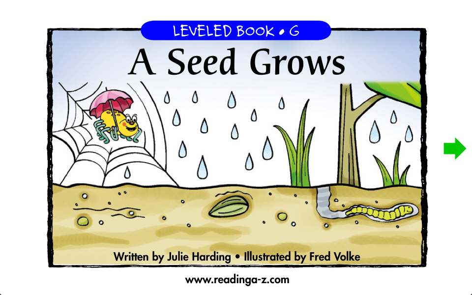 A Seed Grows - LAZ Reader [Level G-first grade] free app screenshot 1