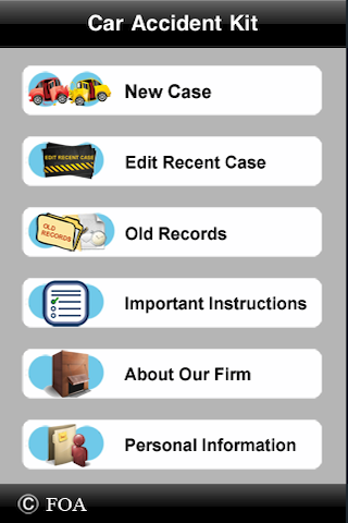 Car accident kit by FOA free app screenshot 2
